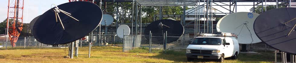 satellite dish pointing, alignment and repair